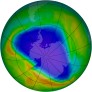 Antarctic Ozone 2010-10-08